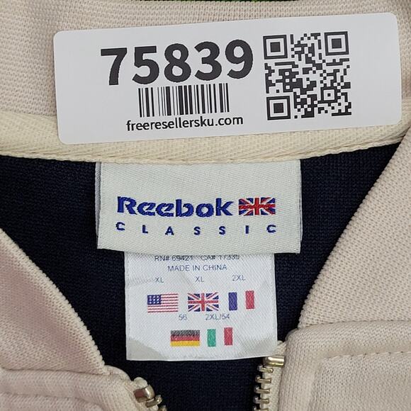 Reebok Sweatshirt XL 23x28 Beige - Picture 7 of 16